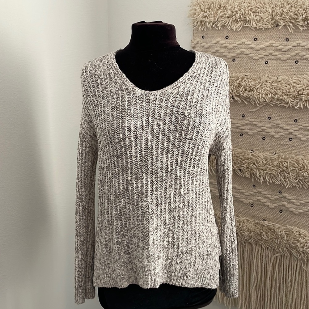 Garage scoop neck sweater